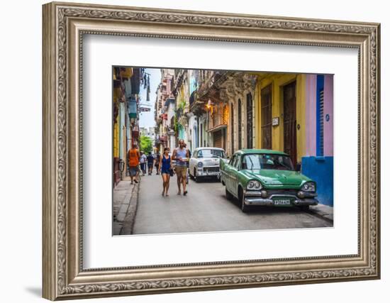 La Habana Vieja (Old Havana), Havana, Cuba, West Indies, Caribbean, Central America-Alan Copson-Framed Photographic Print