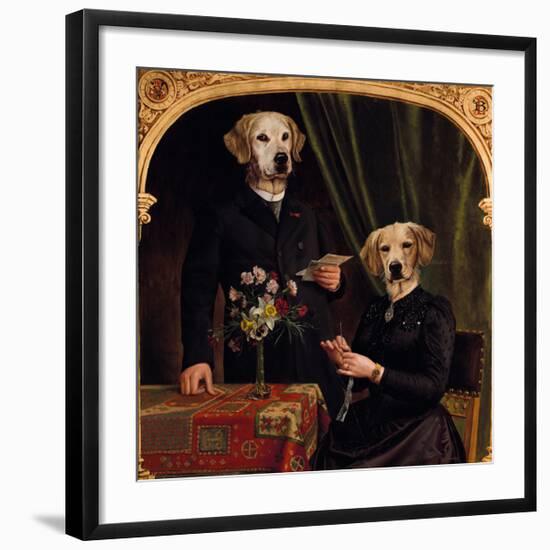 La Haute Societe-Thierry Poncelet-Framed Premium Giclee Print