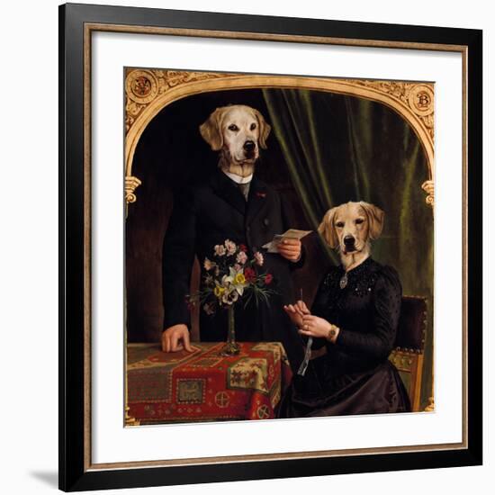 La Haute Societe-Thierry Poncelet-Framed Premium Giclee Print