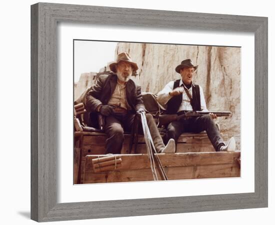 La Horde Sauvage THE WILD BUNCH by Sam Peckinpah with Edmond O'Brien and William Holden, 1969 (phot-null-Framed Photo