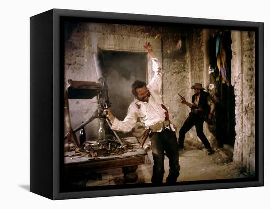 La Horde Sauvage THE WILD BUNCH by Sam Peckinpah with Warren Oates and Ben Johnson, 1969 (photo)-null-Framed Stretched Canvas