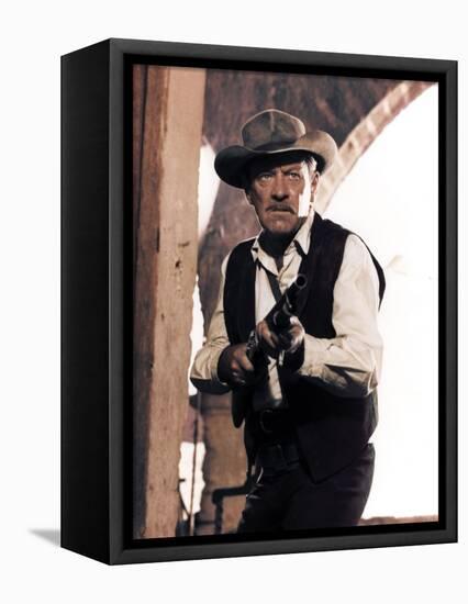 La Horde Sauvage THE WILD BUNCH by Sam Peckinpah with William Holden, 1969 (photo)-null-Framed Stretched Canvas