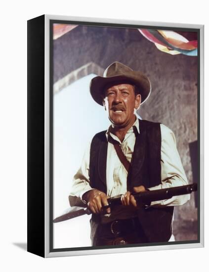 La Horde Sauvage THE WILD BUNCH by Sam Peckinpah with William Holden, 1969 (photo)-null-Framed Stretched Canvas