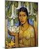 La India de las Floripondias-Alfredo Ramos Martinez-Mounted Giclee Print