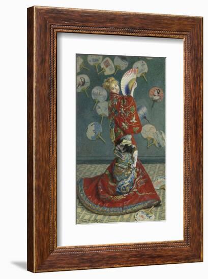 La Japonaise (Camille Monet in Japanese Costume), 1876-Claude Monet-Framed Art Print