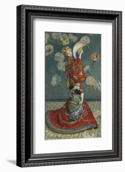 La Japonaise (Camille Monet in Japanese Costume), 1876-Claude Monet-Framed Art Print