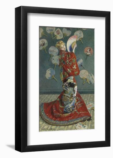 La Japonaise (Camille Monet in Japanese Costume), 1876-Claude Monet-Framed Art Print