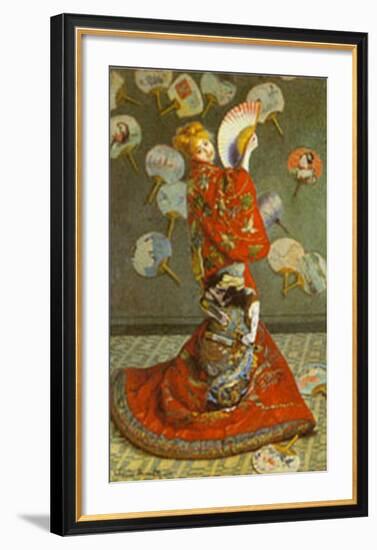 La Japonaise-Claude Monet-Framed Art Print