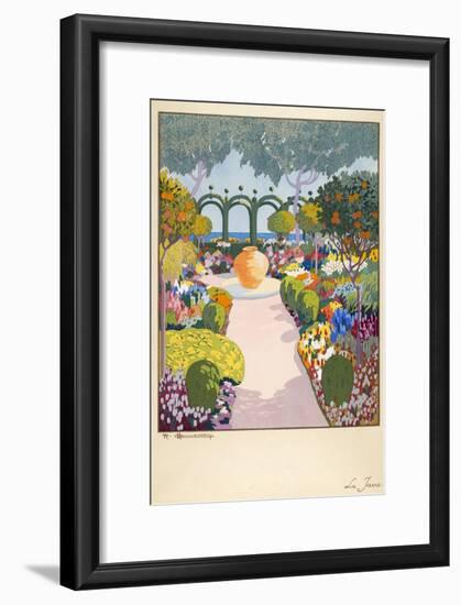 La Jarre, Pub. Paris 1919-Georges Barbier-Framed Giclee Print