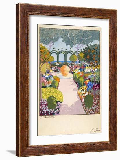 La Jarre, Pub. Paris 1919-Georges Barbier-Framed Giclee Print