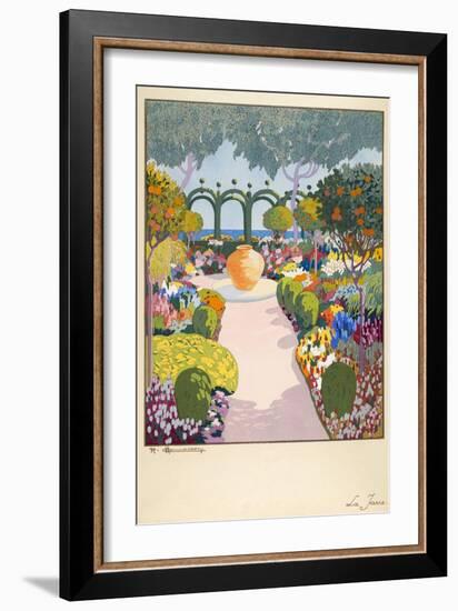 La Jarre, Pub. Paris 1919-Georges Barbier-Framed Giclee Print