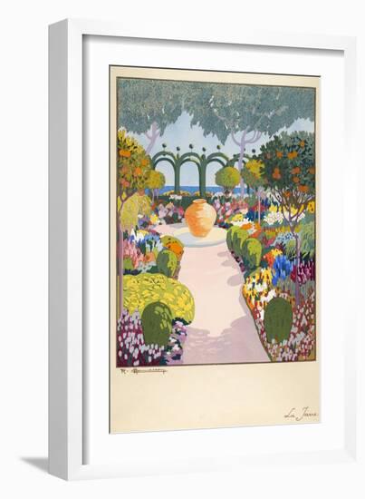 La Jarre, Pub. Paris 1919-Georges Barbier-Framed Giclee Print