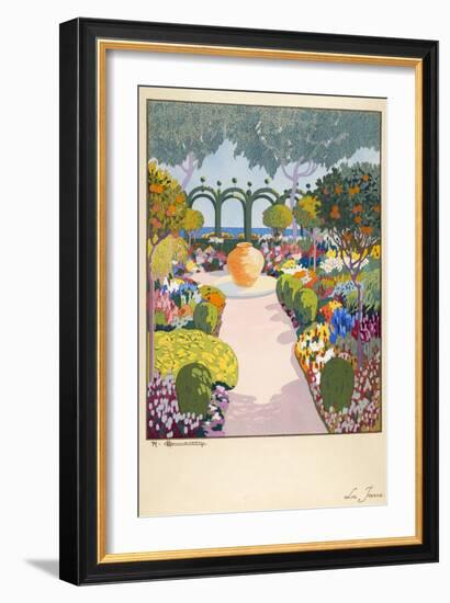 La Jarre, Pub. Paris 1919-Georges Barbier-Framed Giclee Print