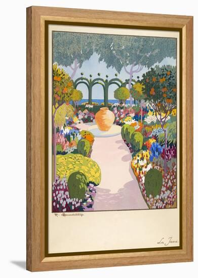 La Jarre, Pub. Paris 1919-Georges Barbier-Framed Premier Image Canvas