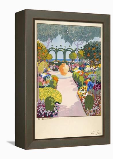 La Jarre, Pub. Paris 1919-Georges Barbier-Framed Premier Image Canvas