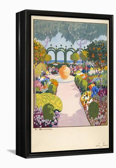 La Jarre, Pub. Paris 1919-Georges Barbier-Framed Premier Image Canvas