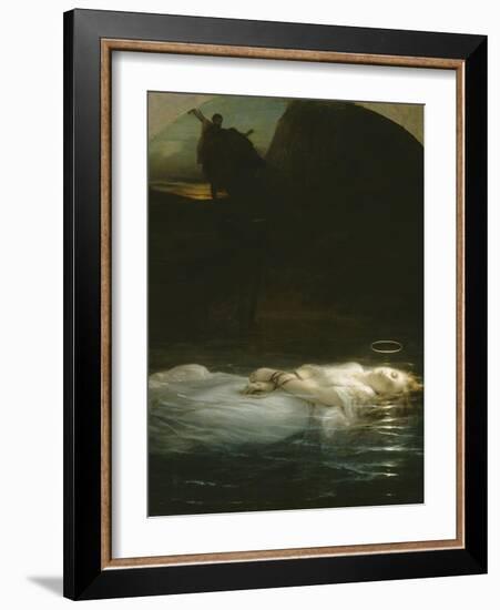 La jeune martyre-Paul Delaroche-Framed Giclee Print