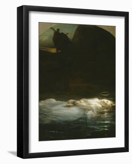 La jeune martyre-Paul Delaroche-Framed Giclee Print