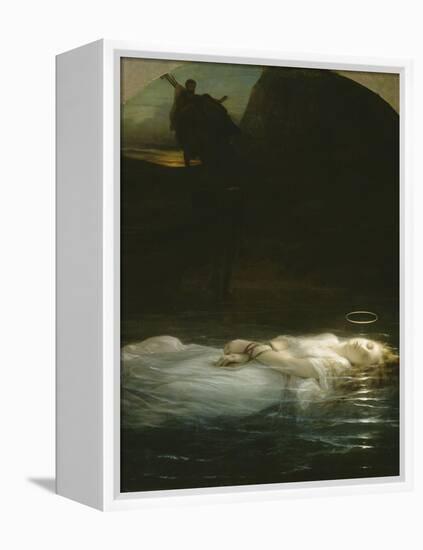 La jeune martyre-Paul Delaroche-Framed Premier Image Canvas