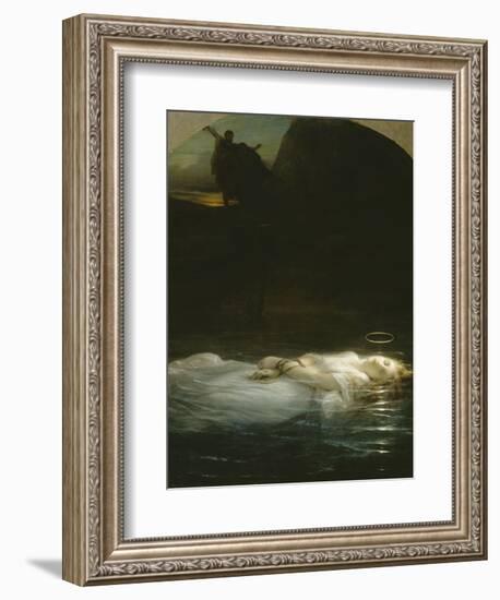 La jeune martyre-Paul Delaroche-Framed Giclee Print