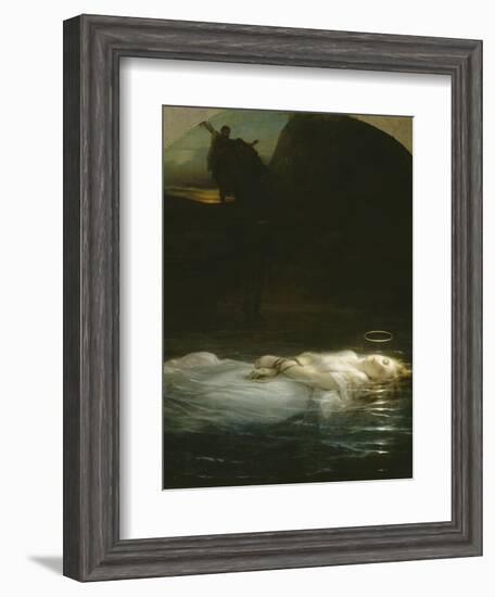 La jeune martyre-Paul Delaroche-Framed Giclee Print