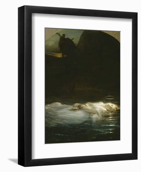 La jeune martyre-Paul Delaroche-Framed Giclee Print
