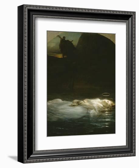 La jeune martyre-Paul Delaroche-Framed Giclee Print