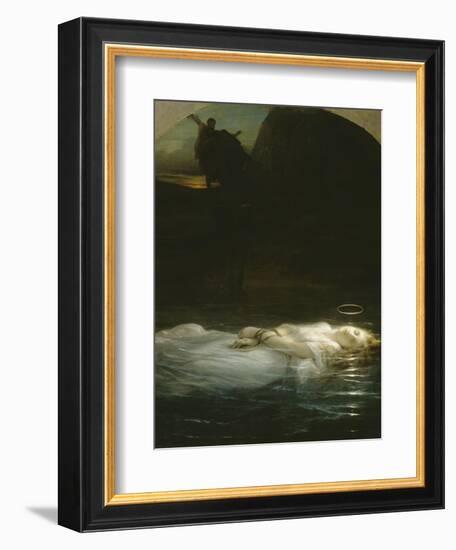 La jeune martyre-Paul Delaroche-Framed Giclee Print