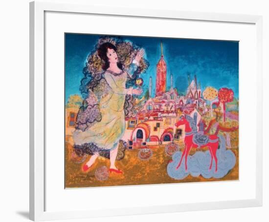 La jeune princesse-Agustin Ubeda-Framed Collectable Print