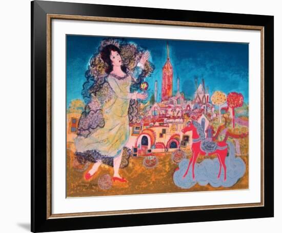 La jeune princesse-Agustin Ubeda-Framed Collectable Print