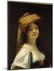 La jeune rieuse-Jules Joseph Lefebvre-Mounted Giclee Print