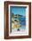 La Jolla Cove Beach at San Diego.-Songquan Deng-Framed Photographic Print