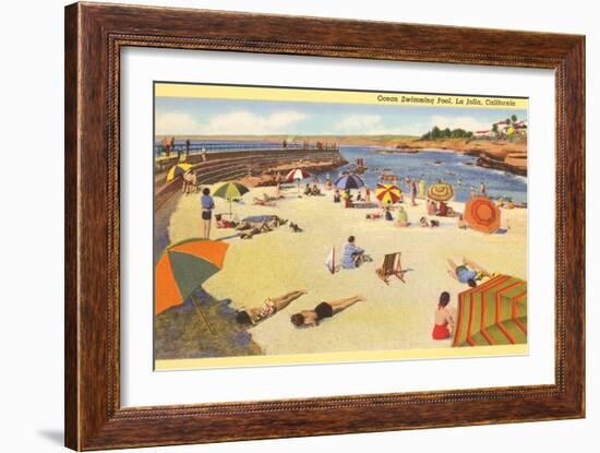 La Jolla Cove, San Diego, California-null-Framed Art Print