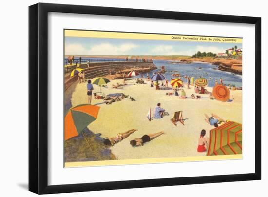 La Jolla Cove, San Diego, California-null-Framed Art Print