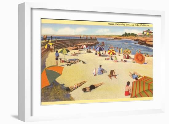 La Jolla Cove, San Diego, California-null-Framed Art Print