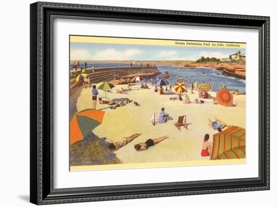 La Jolla Cove, San Diego, California-null-Framed Art Print