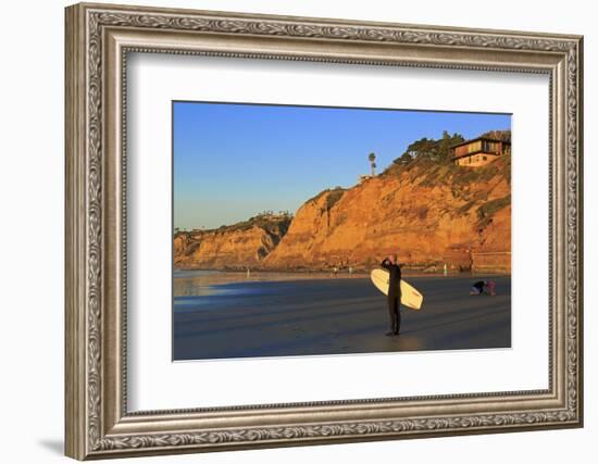 La Jolla Shores Beach, La Jolla, San Diego, California, United States of America, North America-Richard Cummins-Framed Photographic Print