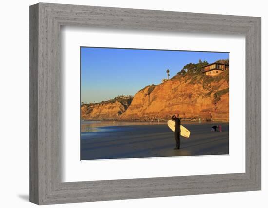 La Jolla Shores Beach, La Jolla, San Diego, California, United States of America, North America-Richard Cummins-Framed Photographic Print