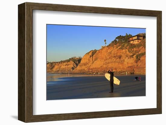 La Jolla Shores Beach, La Jolla, San Diego, California, United States of America, North America-Richard Cummins-Framed Photographic Print