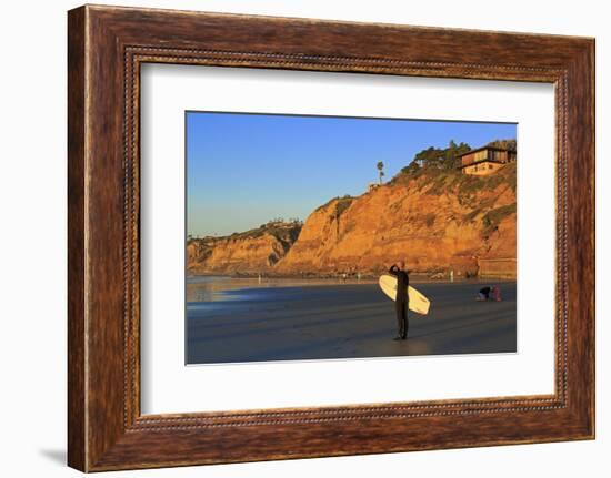 La Jolla Shores Beach, La Jolla, San Diego, California, United States of America, North America-Richard Cummins-Framed Photographic Print