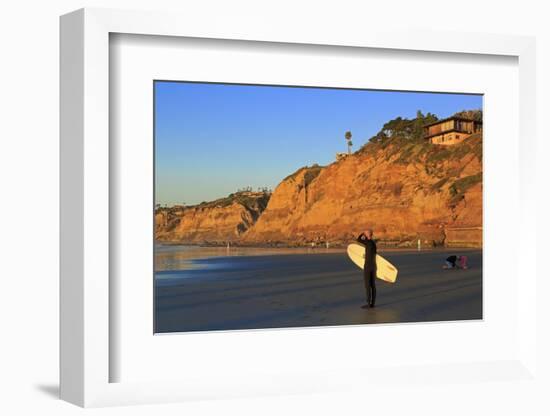 La Jolla Shores Beach, La Jolla, San Diego, California, United States of America, North America-Richard Cummins-Framed Photographic Print