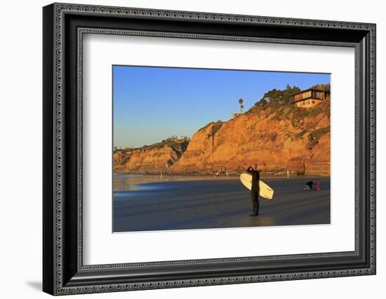 La Jolla Shores Beach, La Jolla, San Diego, California, United States of America, North America-Richard Cummins-Framed Photographic Print