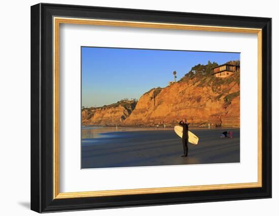 La Jolla Shores Beach, La Jolla, San Diego, California, United States of America, North America-Richard Cummins-Framed Photographic Print