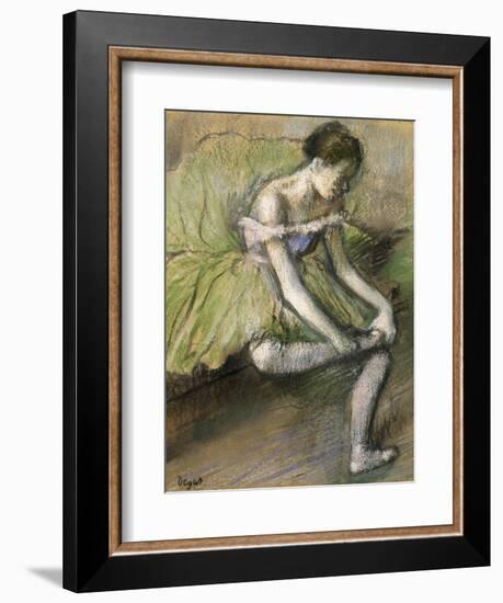 La Jupe Verte, C.1896-Edgar Degas-Framed Giclee Print