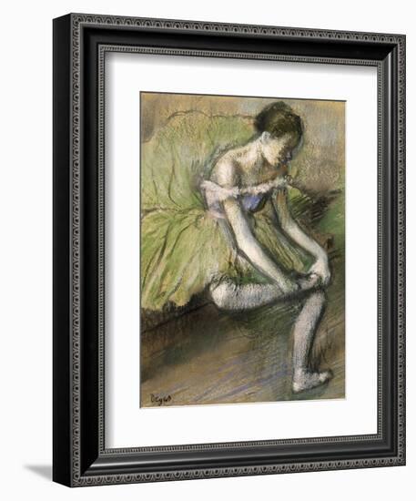 La Jupe Verte, C.1896-Edgar Degas-Framed Giclee Print