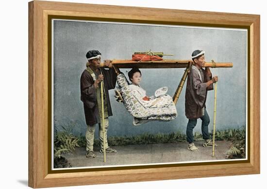 La Kago, Transport of Japan, C1890-Charles Gillot-Framed Premier Image Canvas