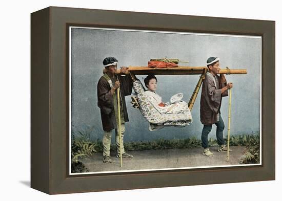 La Kago, Transport of Japan, C1890-Charles Gillot-Framed Premier Image Canvas