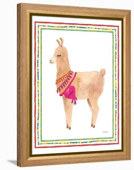 La La Llama IV-Jenaya Jackson-Framed Stretched Canvas