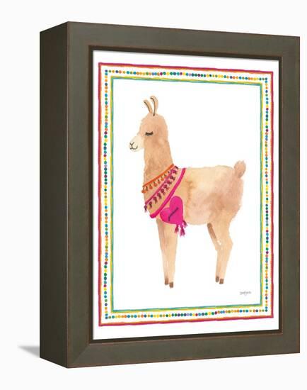 La La Llama IV-Jenaya Jackson-Framed Stretched Canvas