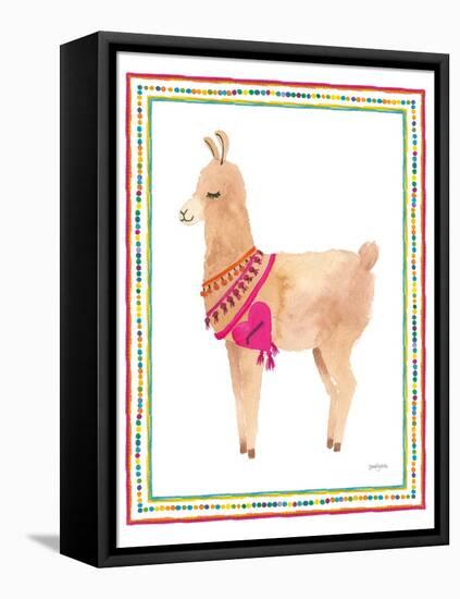 La La Llama IV-Jenaya Jackson-Framed Stretched Canvas